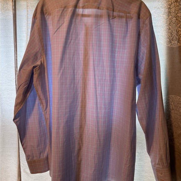 Charles Tyrwhitt Men's Blue /LavenderSlim Fit Long Sleeve Dress Shirt Size 18/37 - Picture 4 of 8